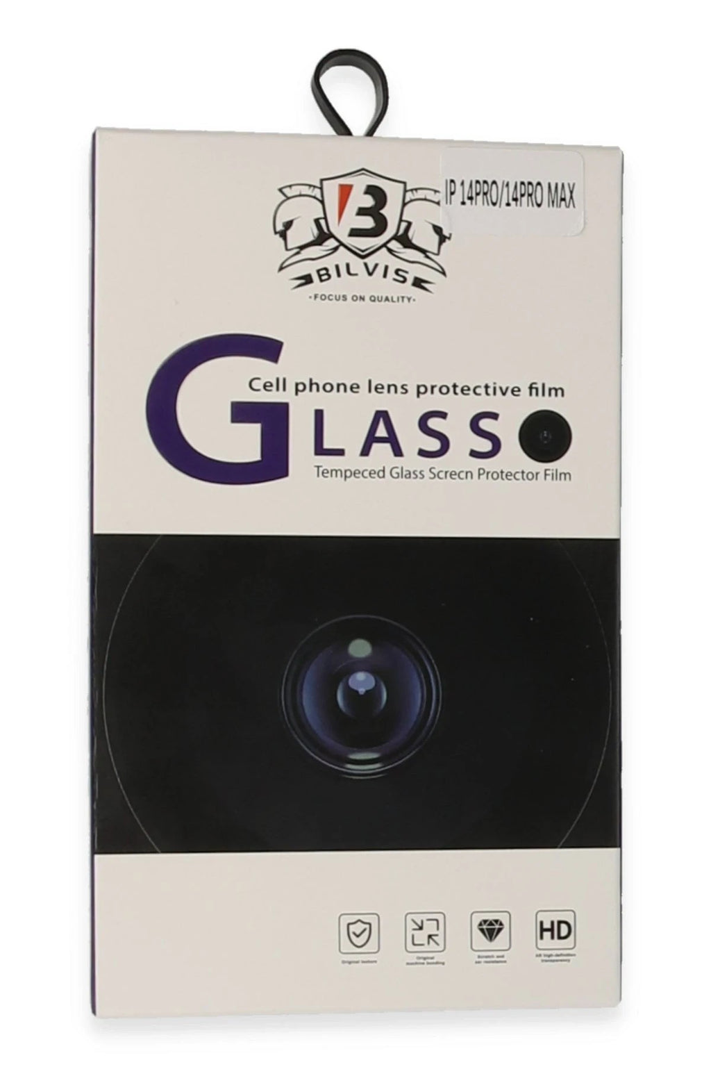 Mey İthalat® iPhone 14 Pro Max Bilvis Titan Kamera Lens - Siyah