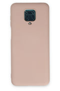 Mey İthalat® Redmi Note 9 Pro Kılıf Nano içi Kadife Silikon - Pudra