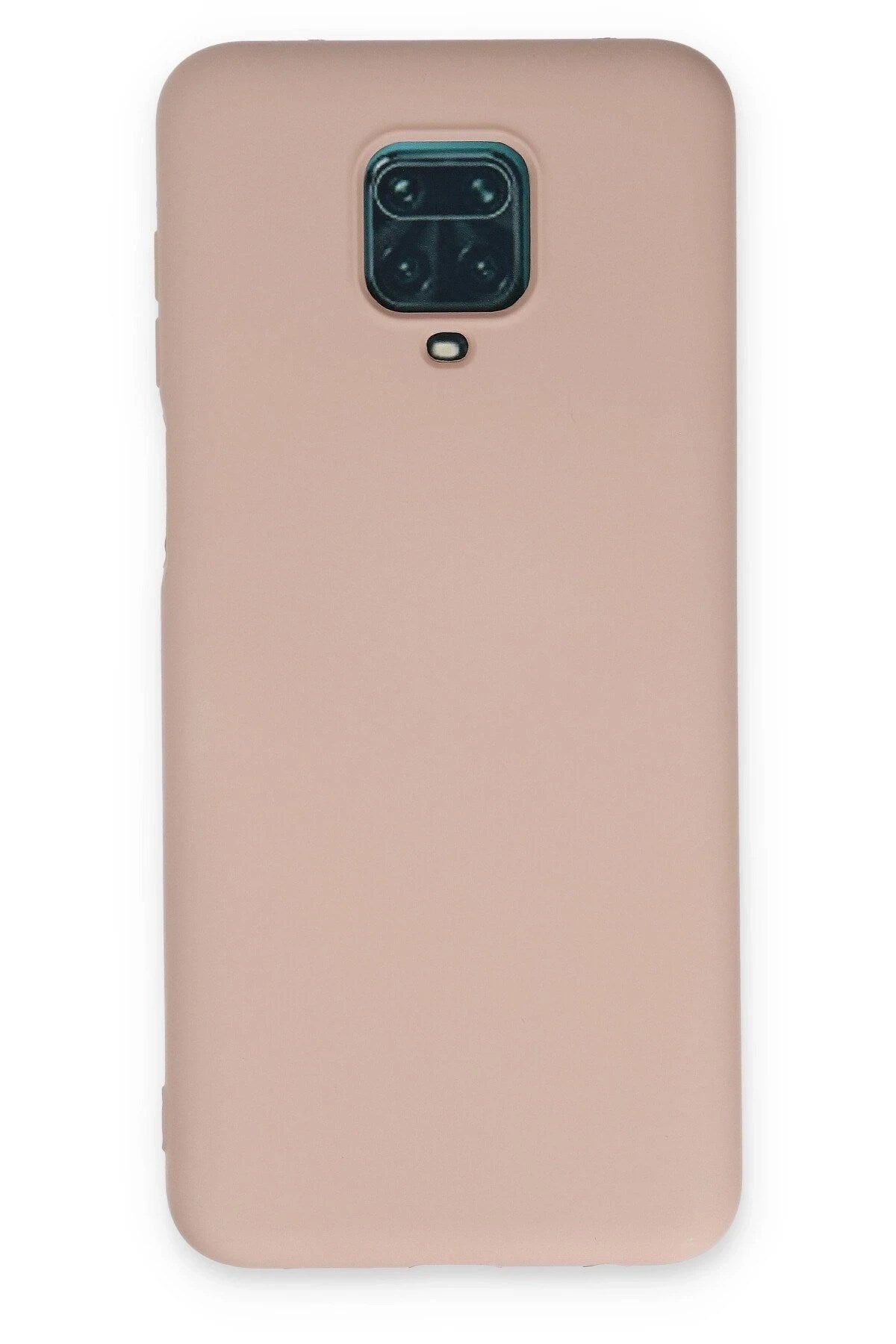 Mey İthalat® Redmi Note 9 Pro Kılıf Nano içi Kadife Silikon - Pudra