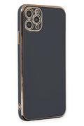 Mey İthalat® iPhone 11 Pro Max Kılıf Volet Silikon - Siyah