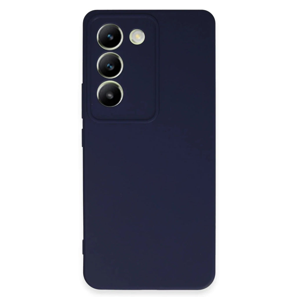 Mey İthalat® Vivo V30 Lite 4G Kılıf First Silikon - Lacivert