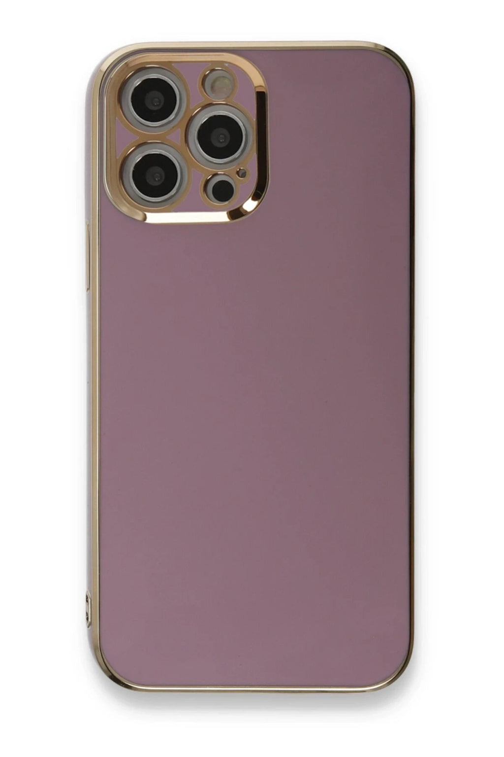 Mey İthalat® iPhone 12 Pro Max Kılıf Volet Silikon - Mor