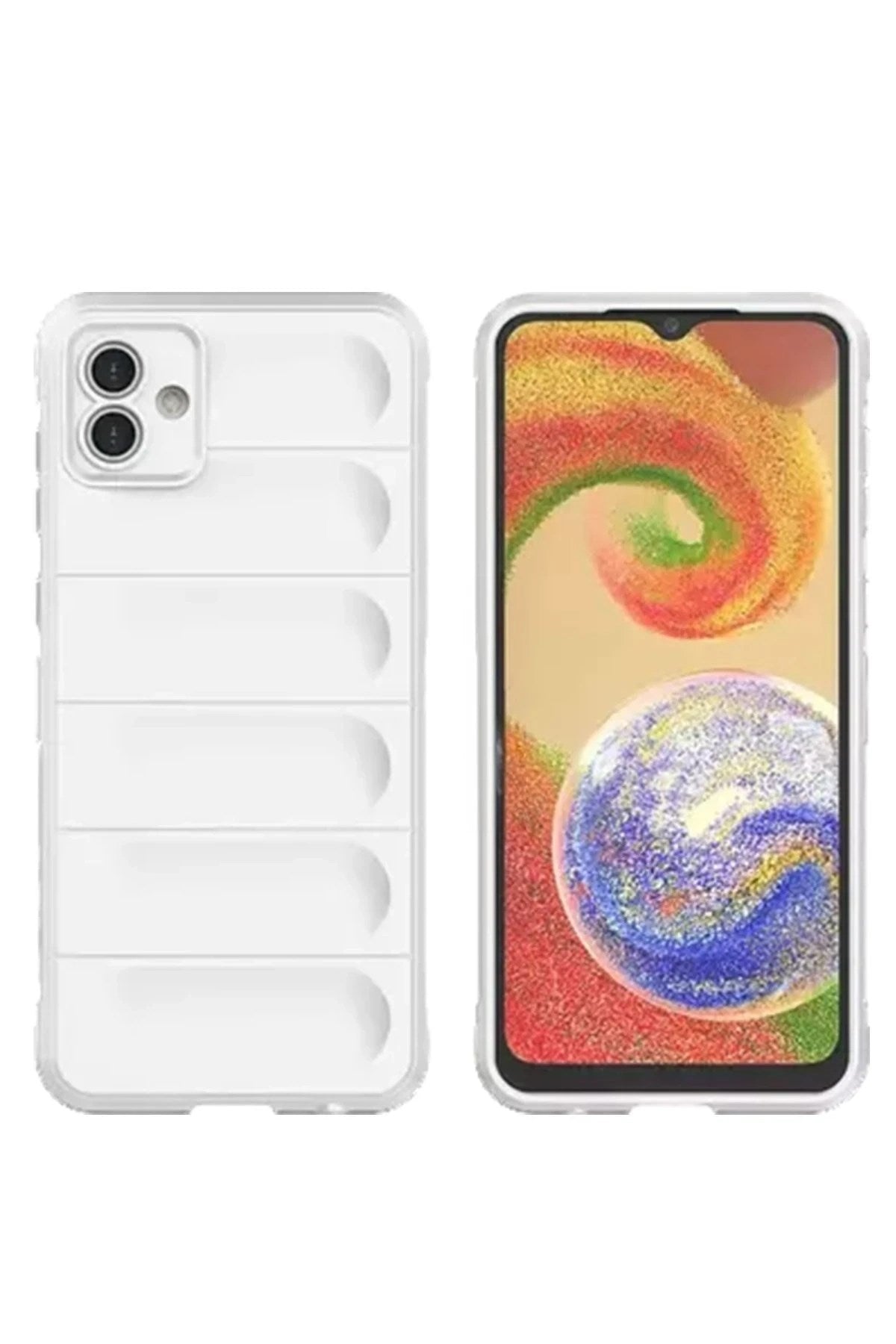 Mey İthalat® Samsung Galaxy A05 Kılıf Optimum Silikon - Krem
