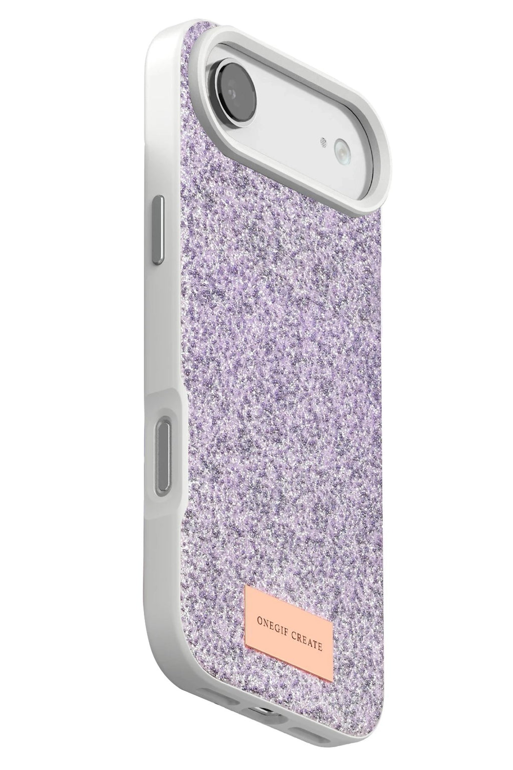 Mey İthalat® iPhone 17 Air Bright Simli Kapak - Lila