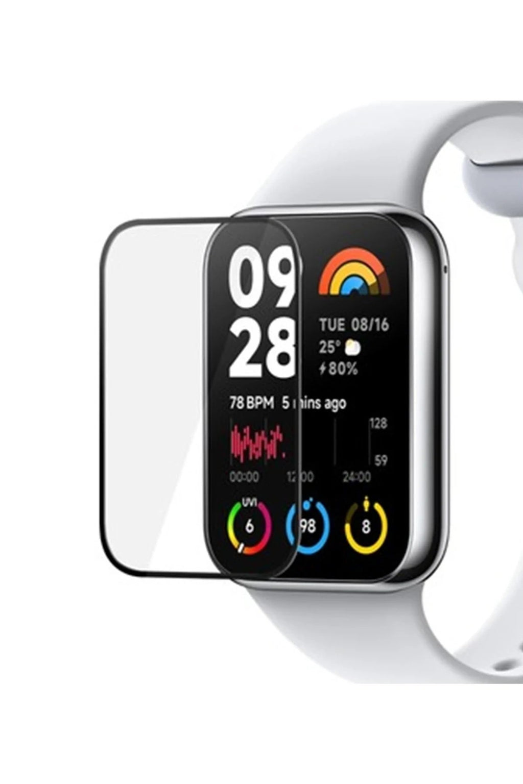 Mey İthalat® Smart Band 8 Pro Polymer Nano Ekran Koruyucu - Şeffaf