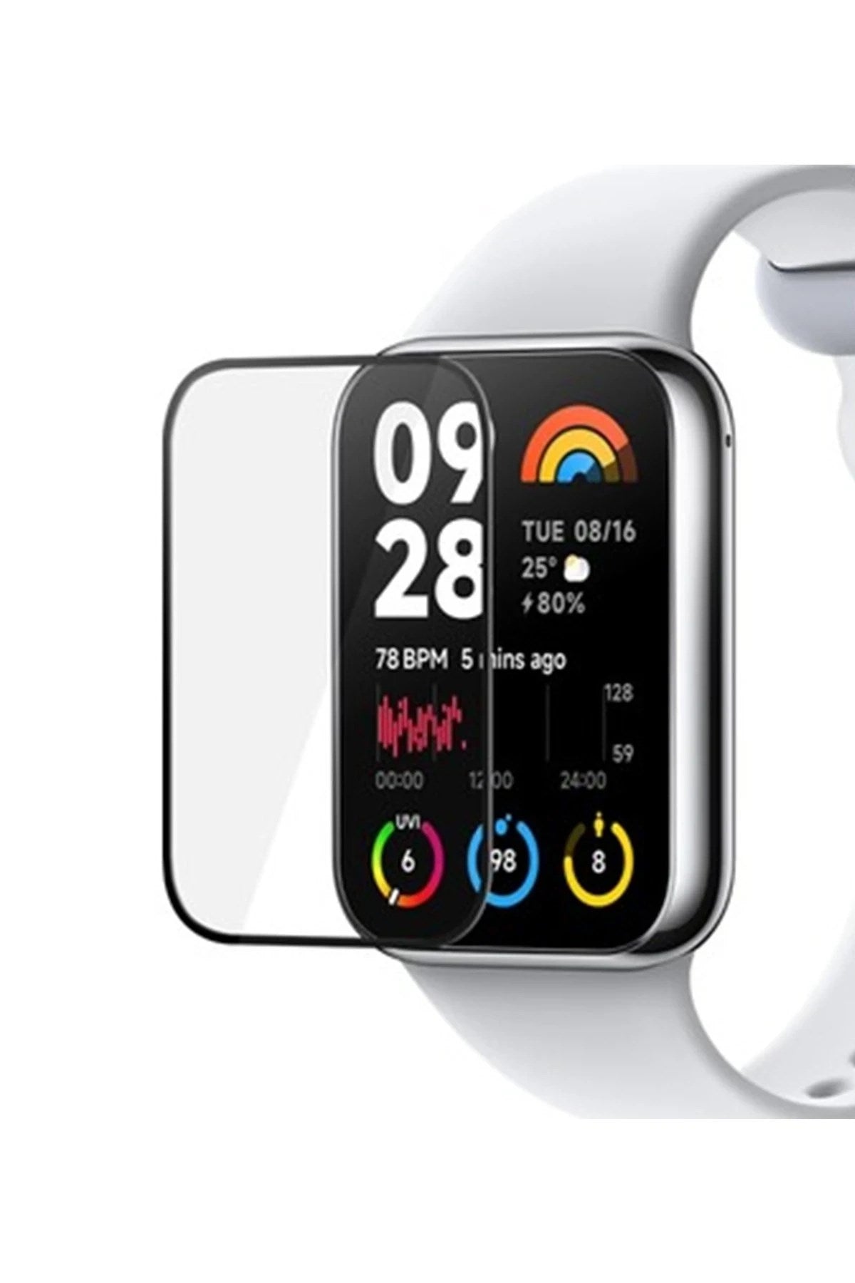 Mey İthalat® Smart Band 8 Pro Polymer Nano Ekran Koruyucu - Şeffaf