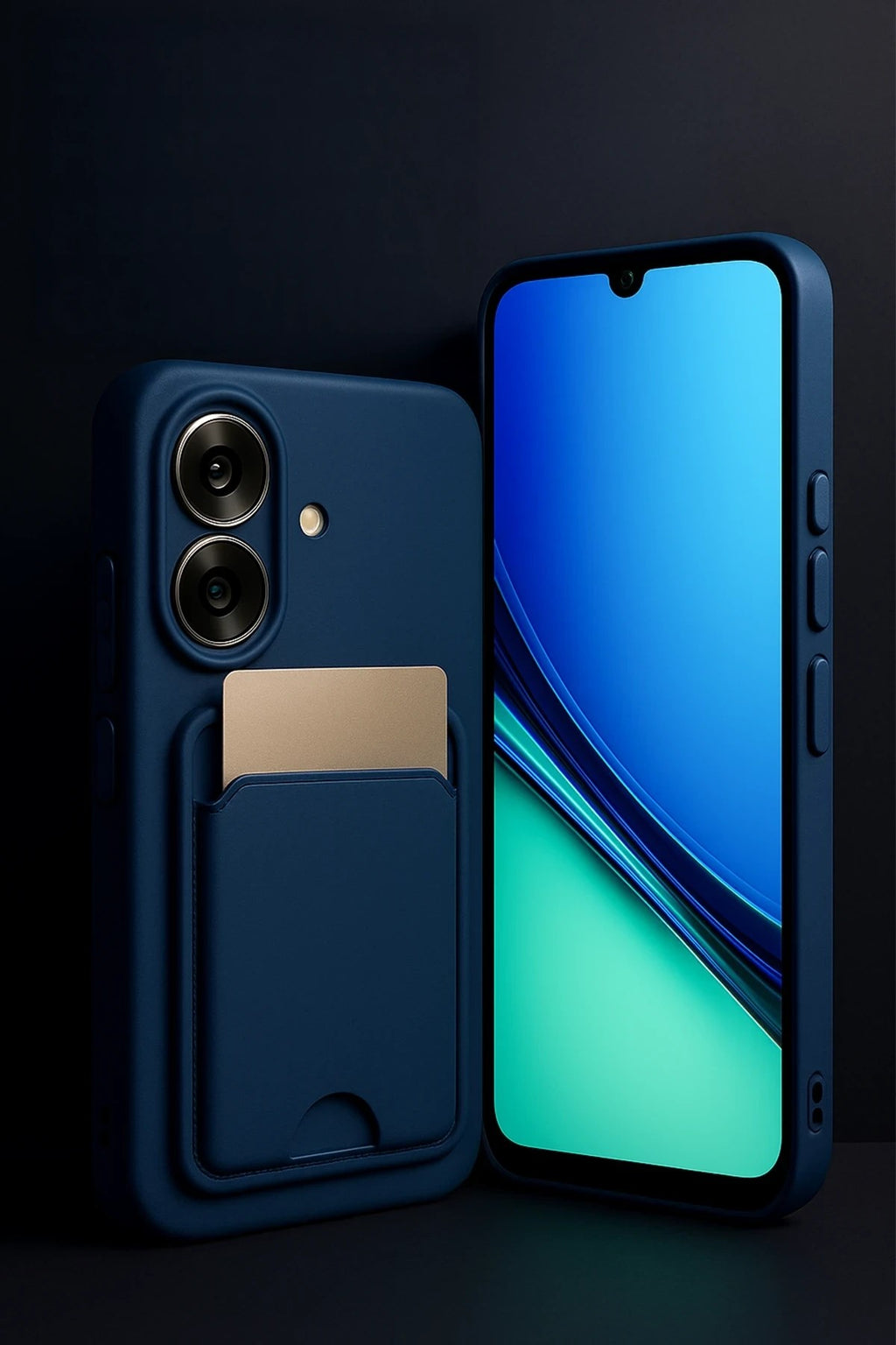 Mey İthalat® Realme Note 60 Kelvin Kartvizitli Silikon - Bordo
