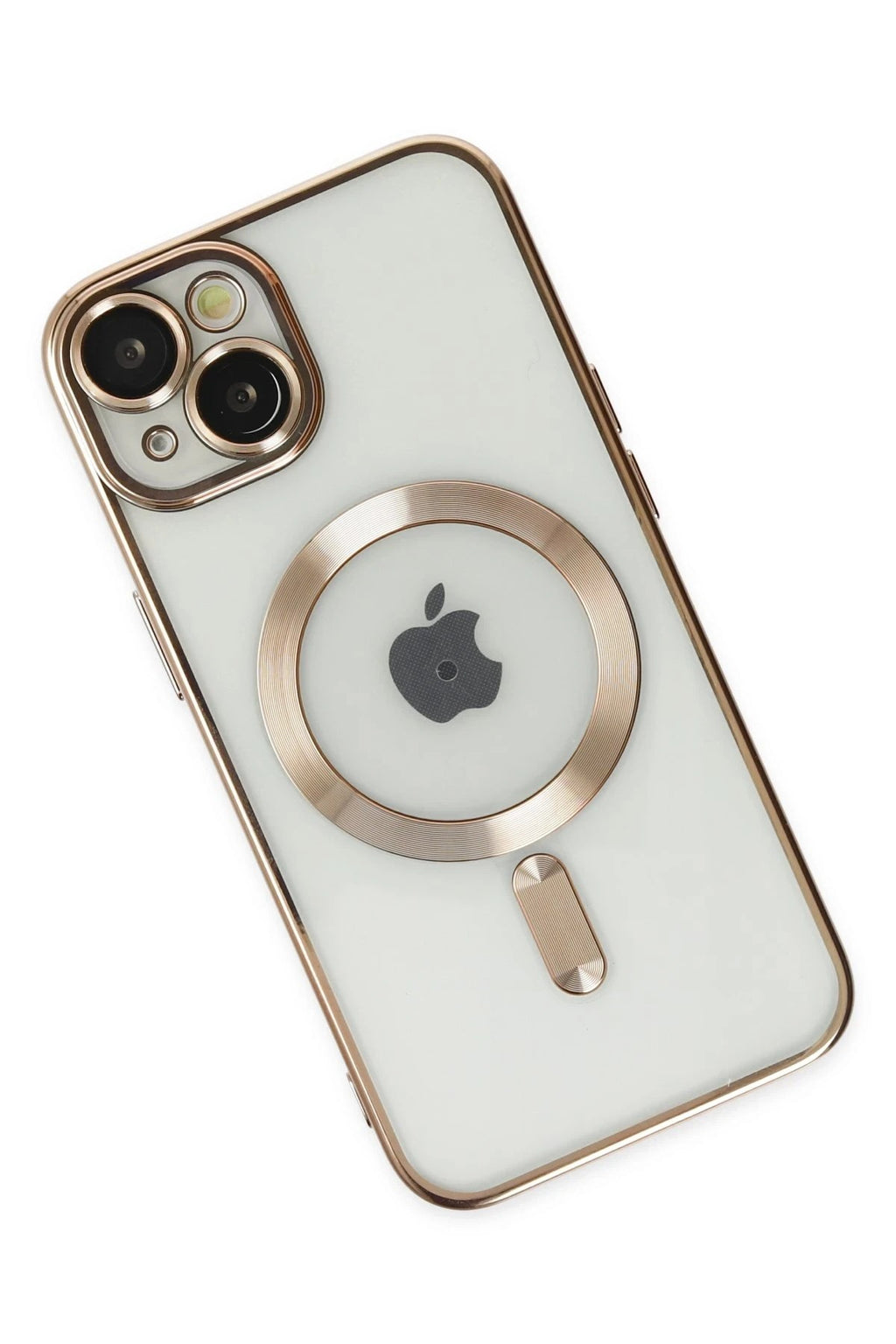 Mey İthalat® iPhone 14 Kılıf Kross Magneticsafe Kapak - Gold