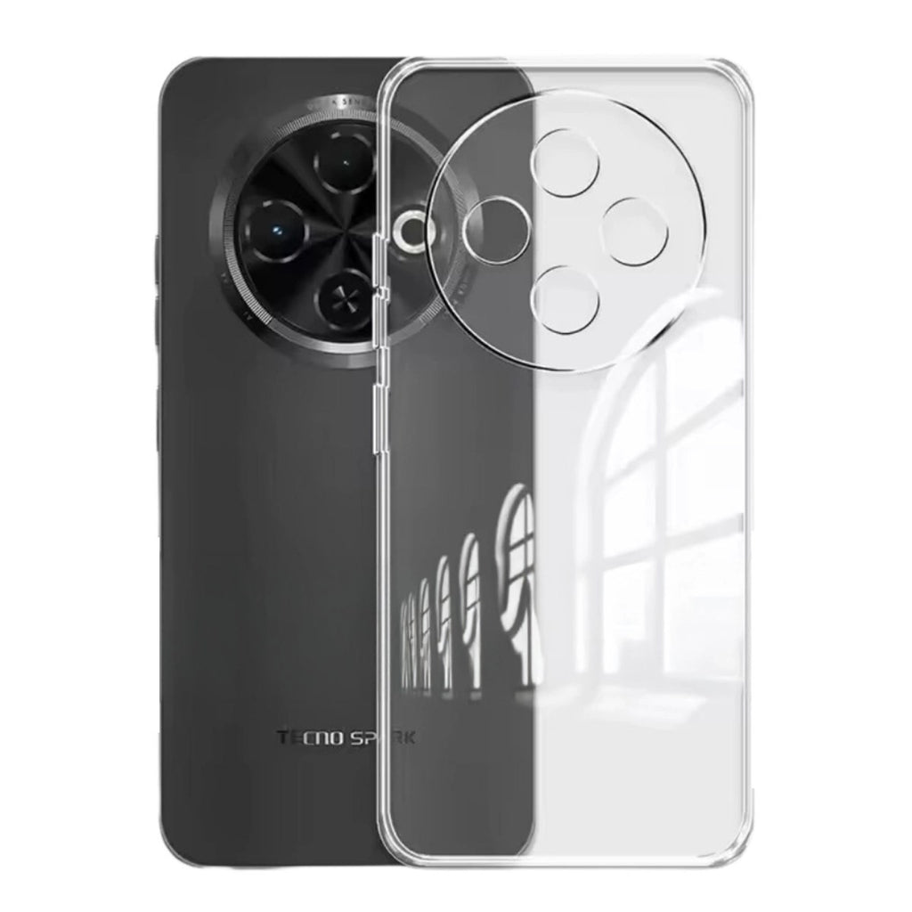 Mey İthalat® Tecno Spark 30C Kılıf Lüx Şeffaf Silikon