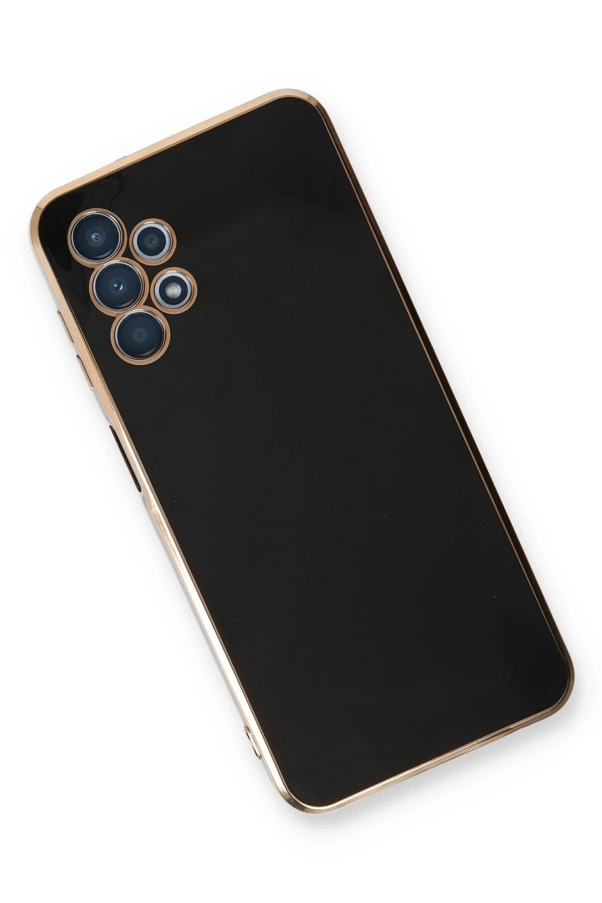 Mey İthalat® Samsung Galaxy A13 4G Kılıf Volet Silikon - Siyah