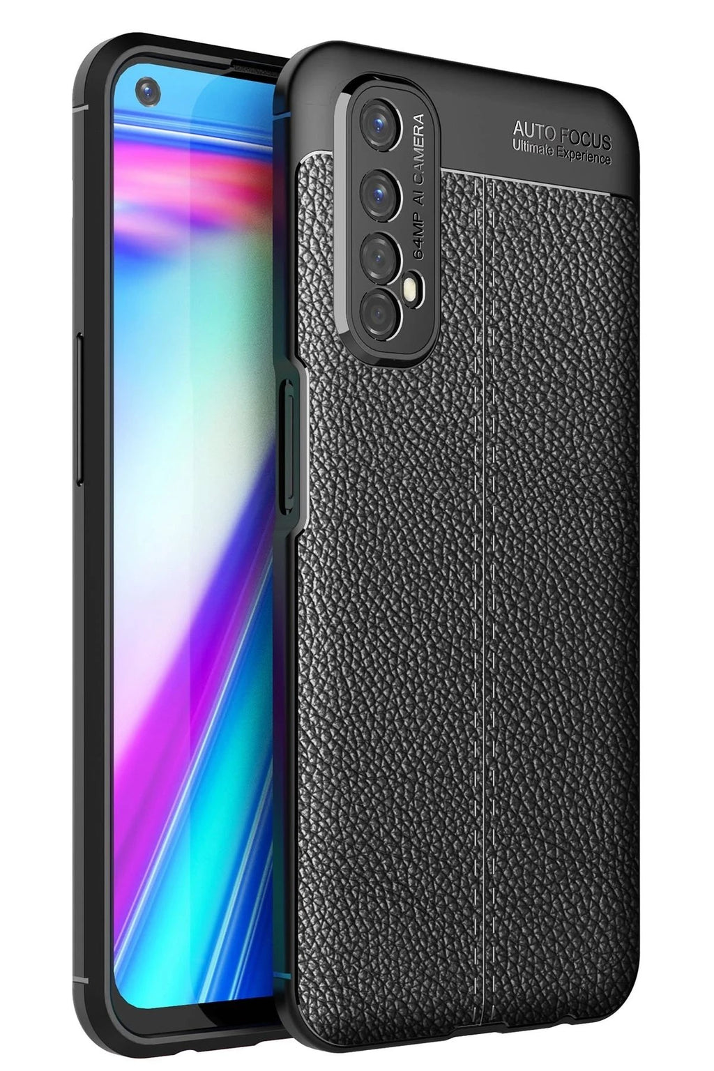 Mey İthalat® Realme 7 Kılıf Auto Focus Kapak - Siyah