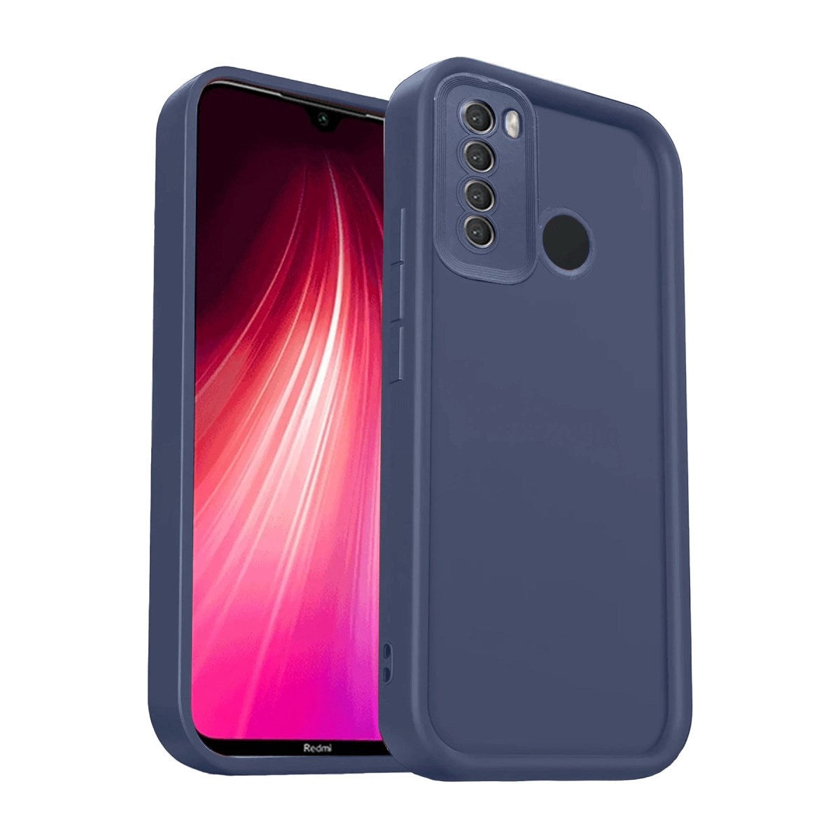 Mey İthalat® Redmi Note 8 Kılıf Viera Silikon - Lacivert