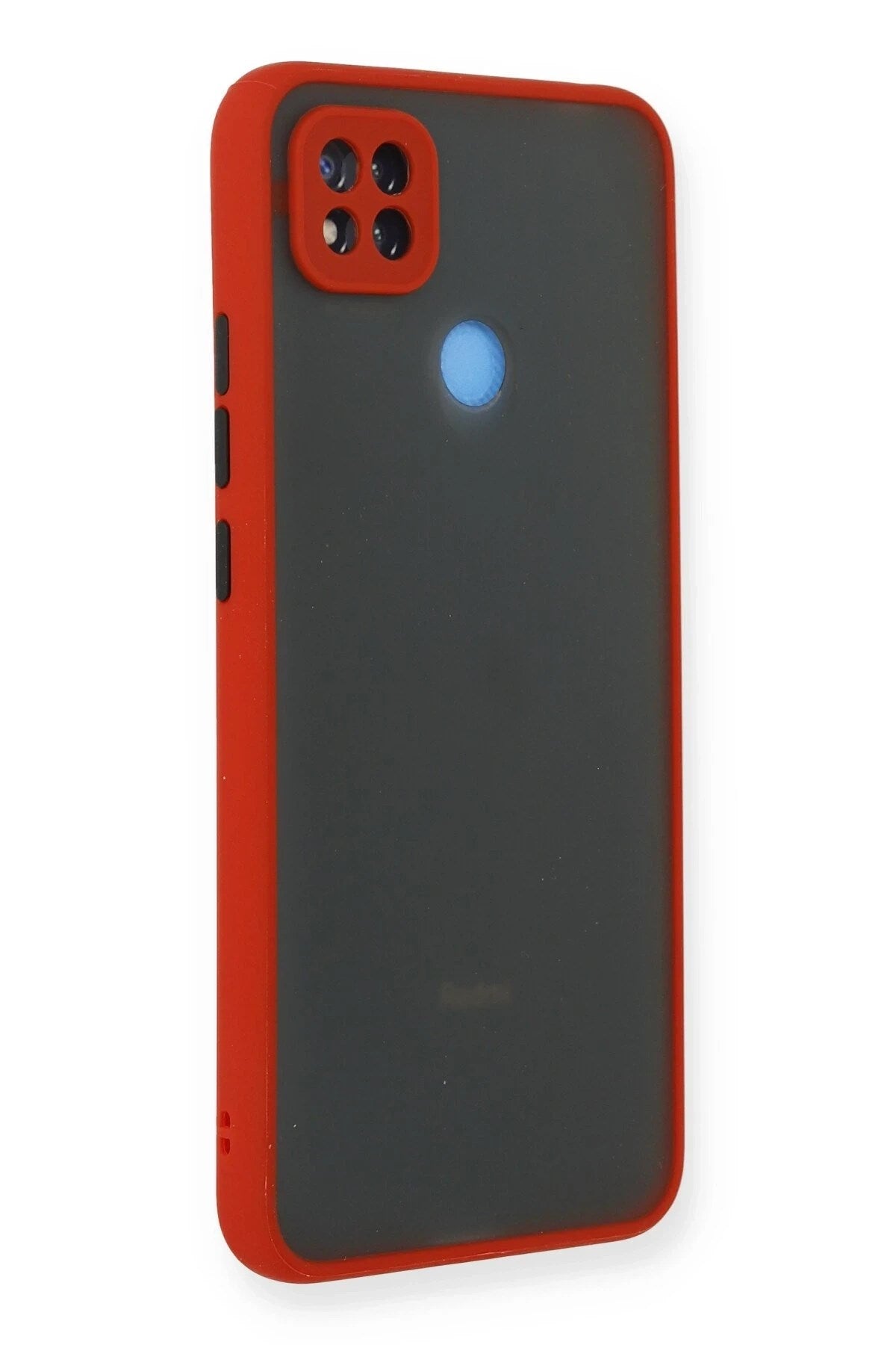 Mey İthalat® Redmi 9C Kılıf Montreal Silikon Kapak - Kırmızı