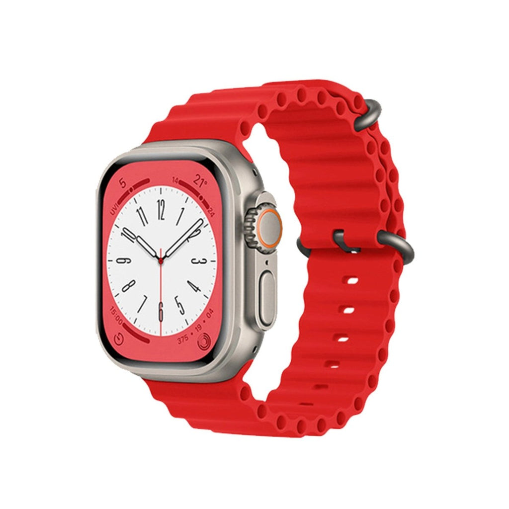 Mey İthalat® Watch 38mm Ocean Kordon - Kırmızı