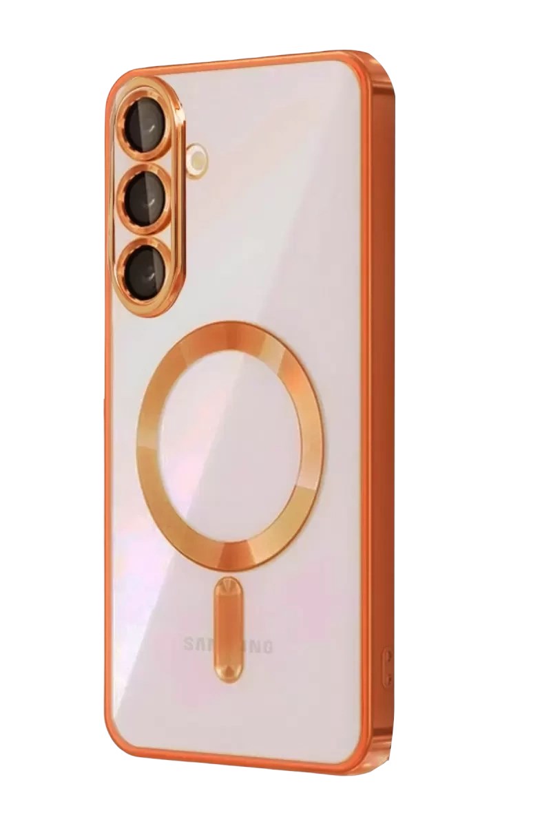 Mey İthalat® Samsung Galaxy A57 5G Kross Magneticsafe Kapak - Turuncu