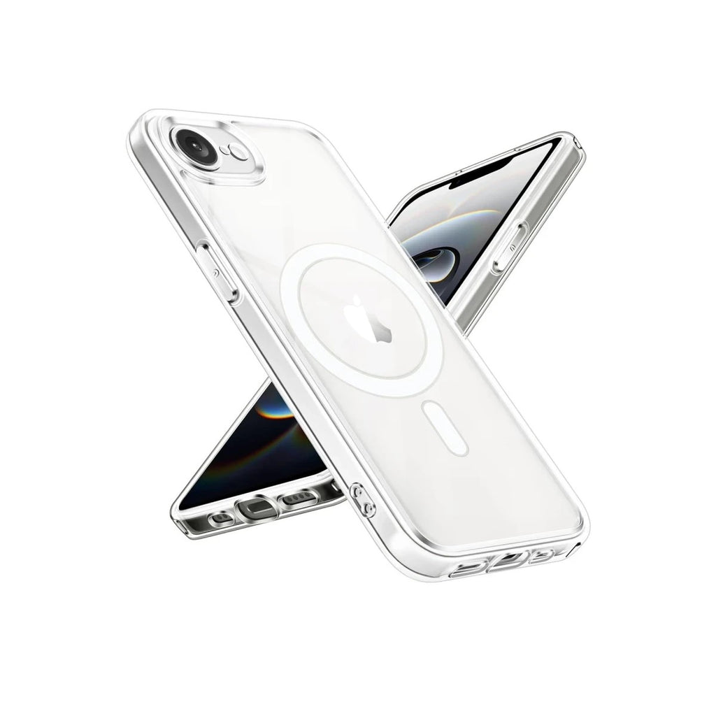 Mey İthalat® iPhone 16E Kılıf Magneticsafe Şeffaf Silikon - Şeffaf