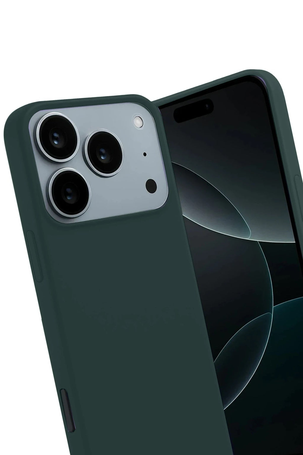 Mey İthalat® iPhone 17 Pro Max First Silikon - Koyu Yeşil