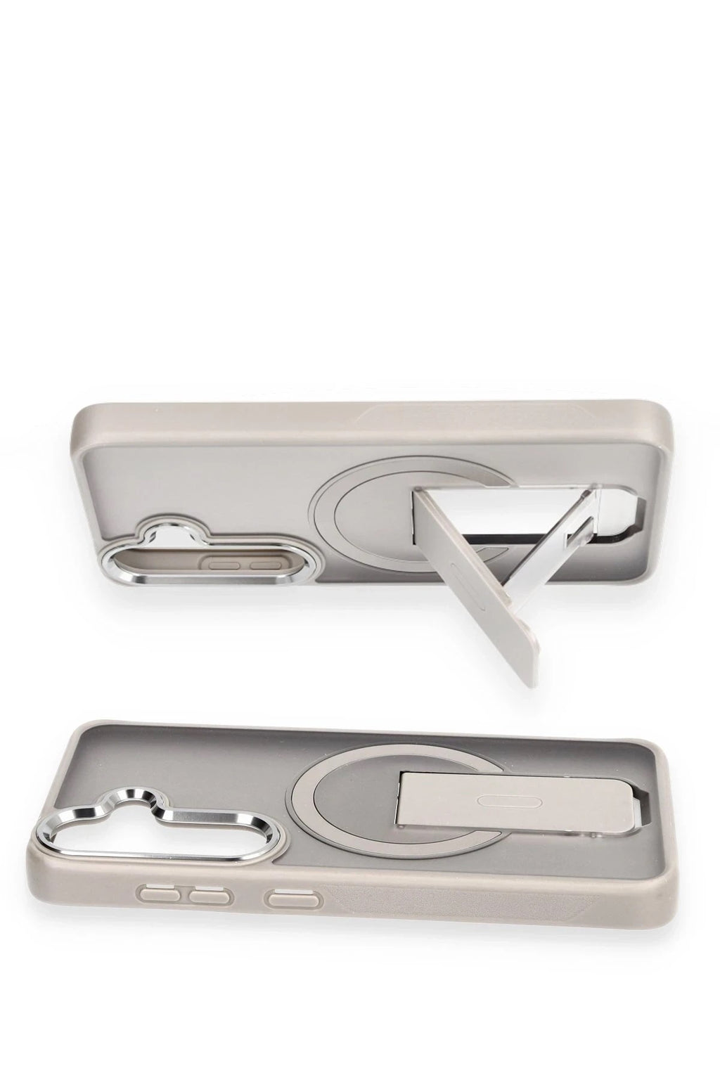 Mey İthalat® Samsung Galaxy S24 Tork Magsafe Standlı Kapak - Siyah
