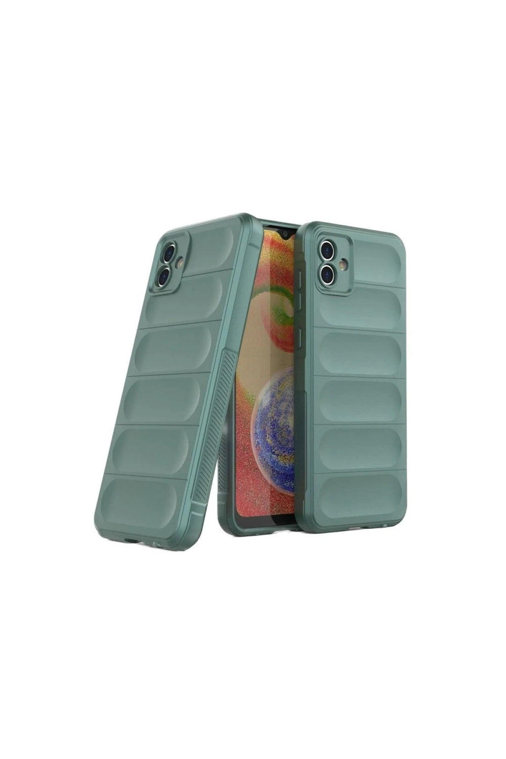 Mey İthalat® Samsung Galaxy A06 Kılıf Optimum Silikon - Koyu Yeşil
