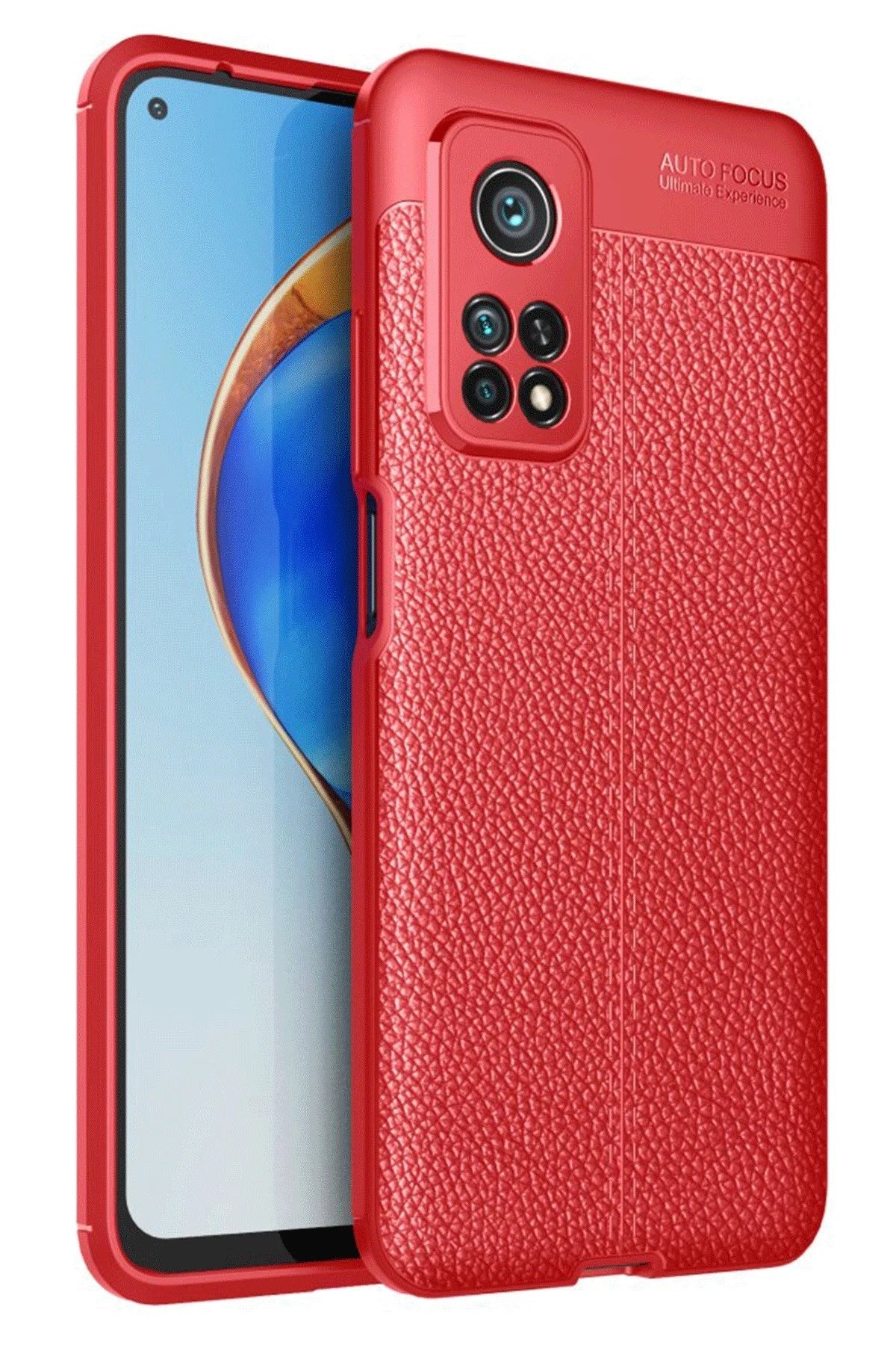 Mey İthalat® Mi 10T Pro Kılıf Auto Focus Kapak - Kırmızı