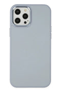 Mey İthalat® iPhone 12 Pro Max Kılıf Asya Deri Silikon - Sierra Blue