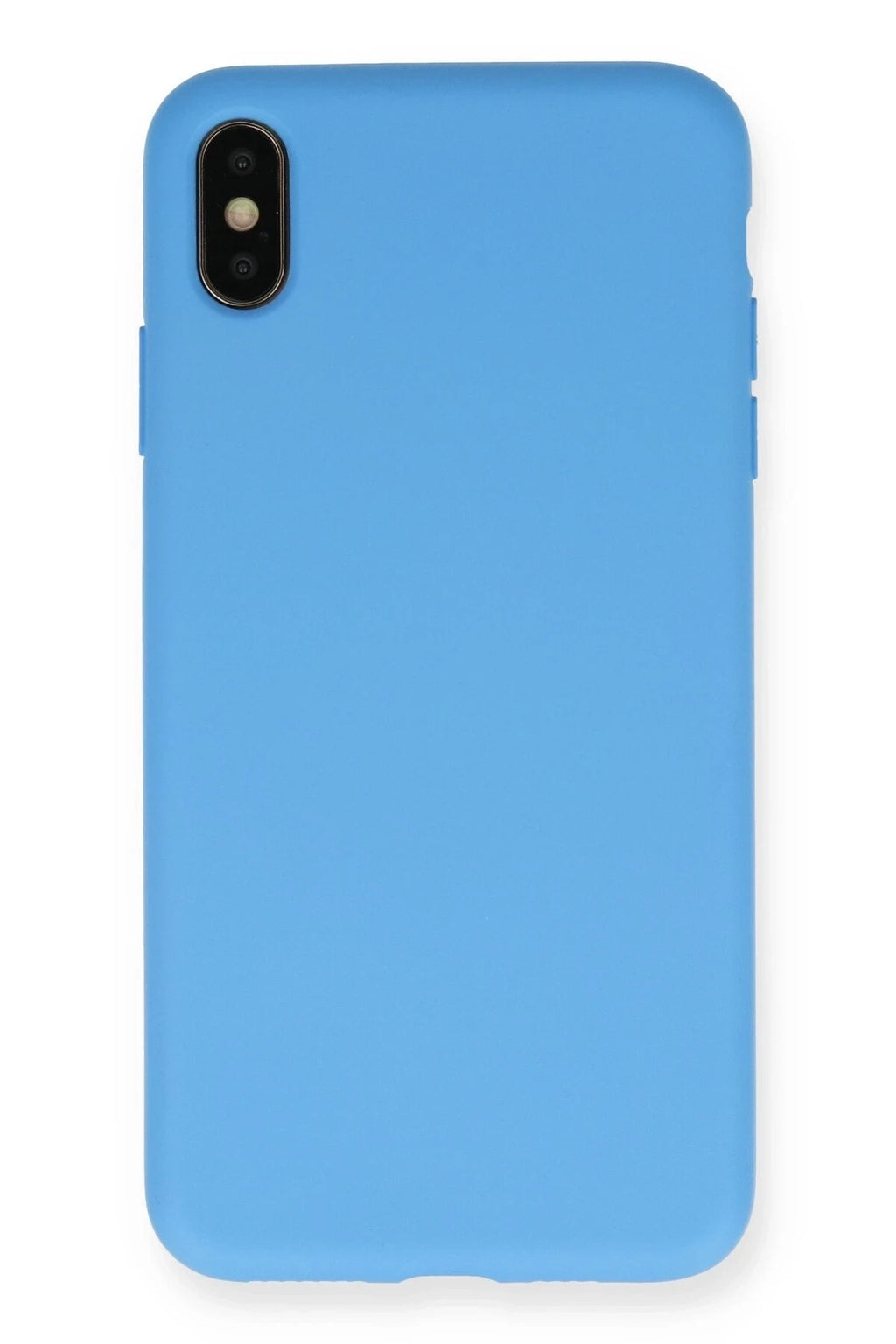 Mey İthalat® iPhone XS Max Kılıf Nano içi Kadife Silikon - Mavi