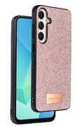 Mey İthalat® Samsung Galaxy S24 FE Bright Simli Kapak - Pembe