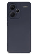 Mey İthalat® Redmi Note 13 Pro Plus Kılıf Nano içi Kadife Silikon - Lacivert