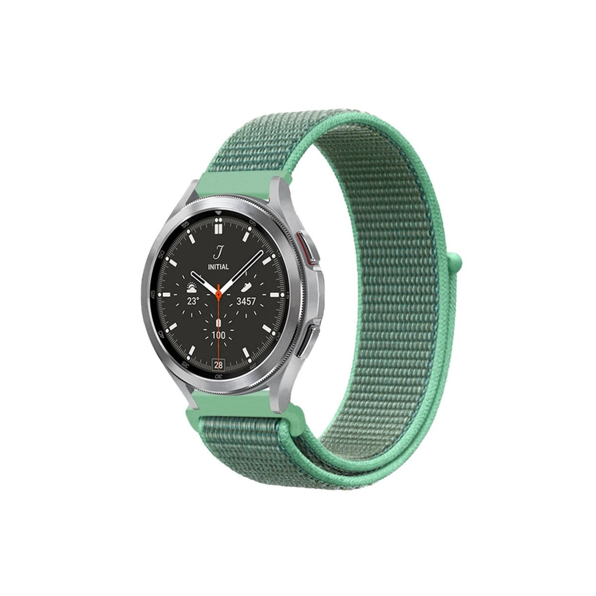 Mey İthalat® Watch 22mm Hasırlı Cırtcırtlı Kordon - Turkuaz1