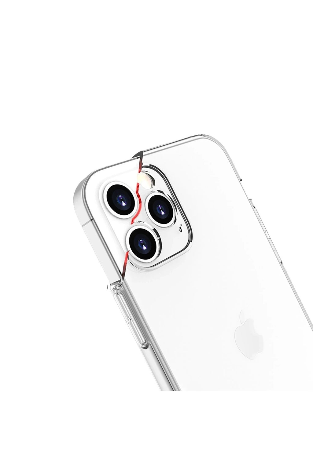 Mey İthalat® iPhone 13 Pro Kılıf Lüx Şeffaf Silikon