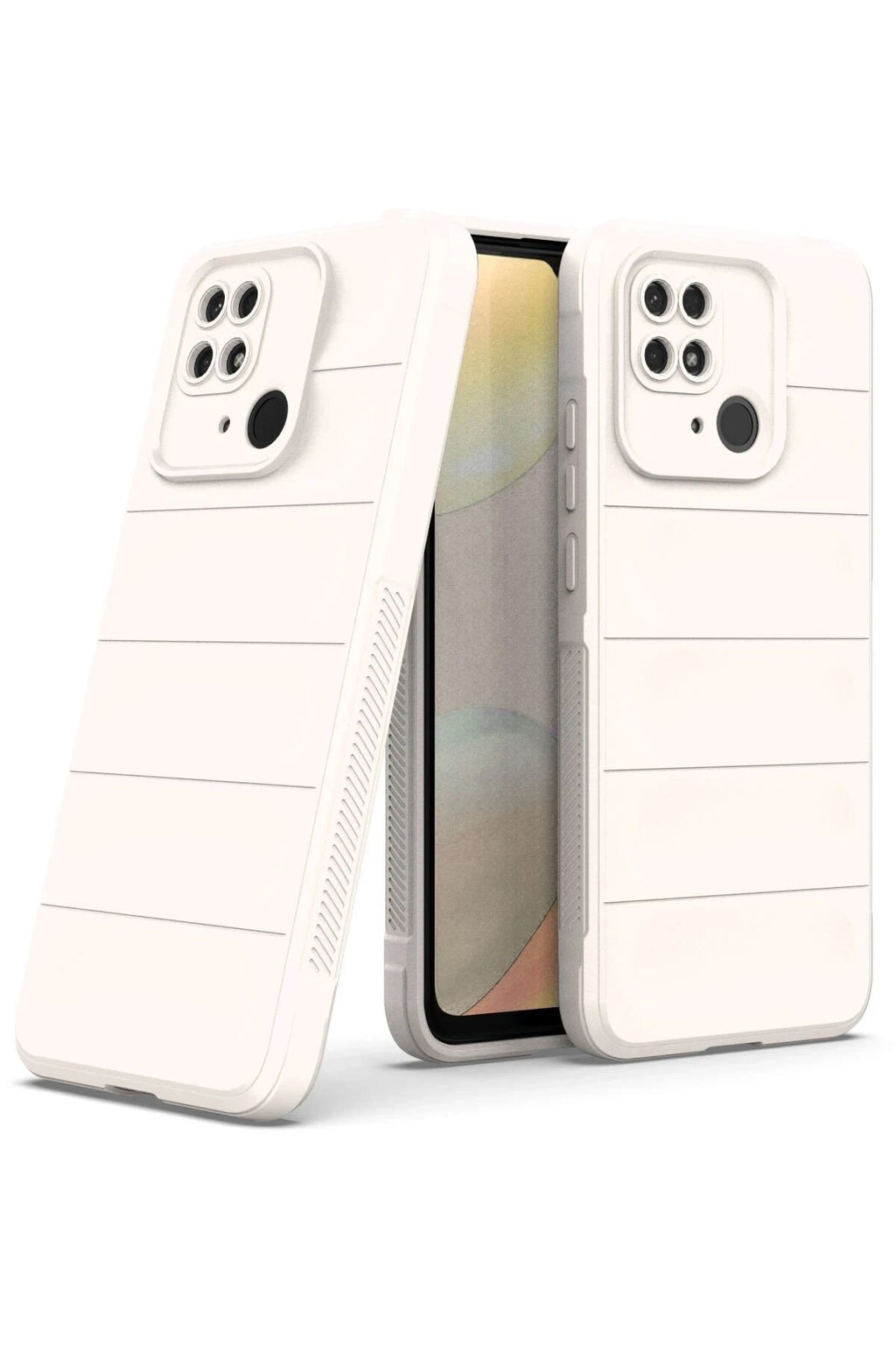Mey İthalat® Redmi 10C Kılıf Optimum Silikon - Krem