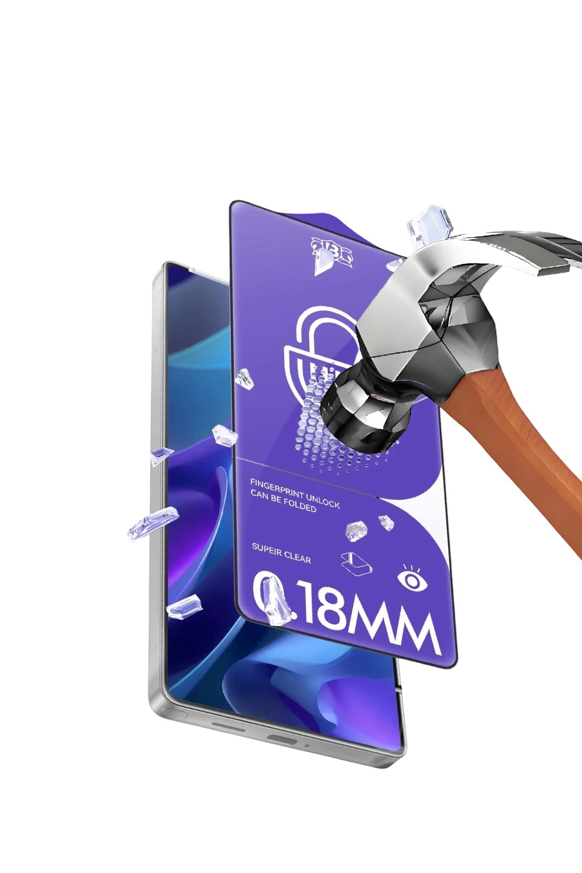 Mey İthalat® Samsung Galaxy S26 Ultra Bilvis 3D Cam Ekran Koruyucu - Siyah