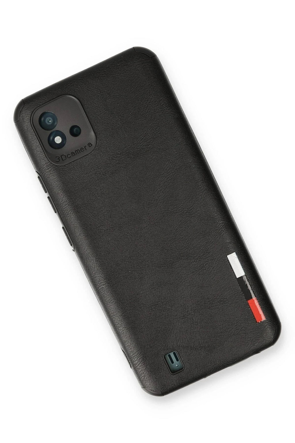 Mey İthalat® Realme C11 2021 Kılıf Loop Deri Silikon - Siyah