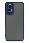 Mey İthalat® Mi 12 Lite Kılıf Montreal Silikon Kapak - Lacivert