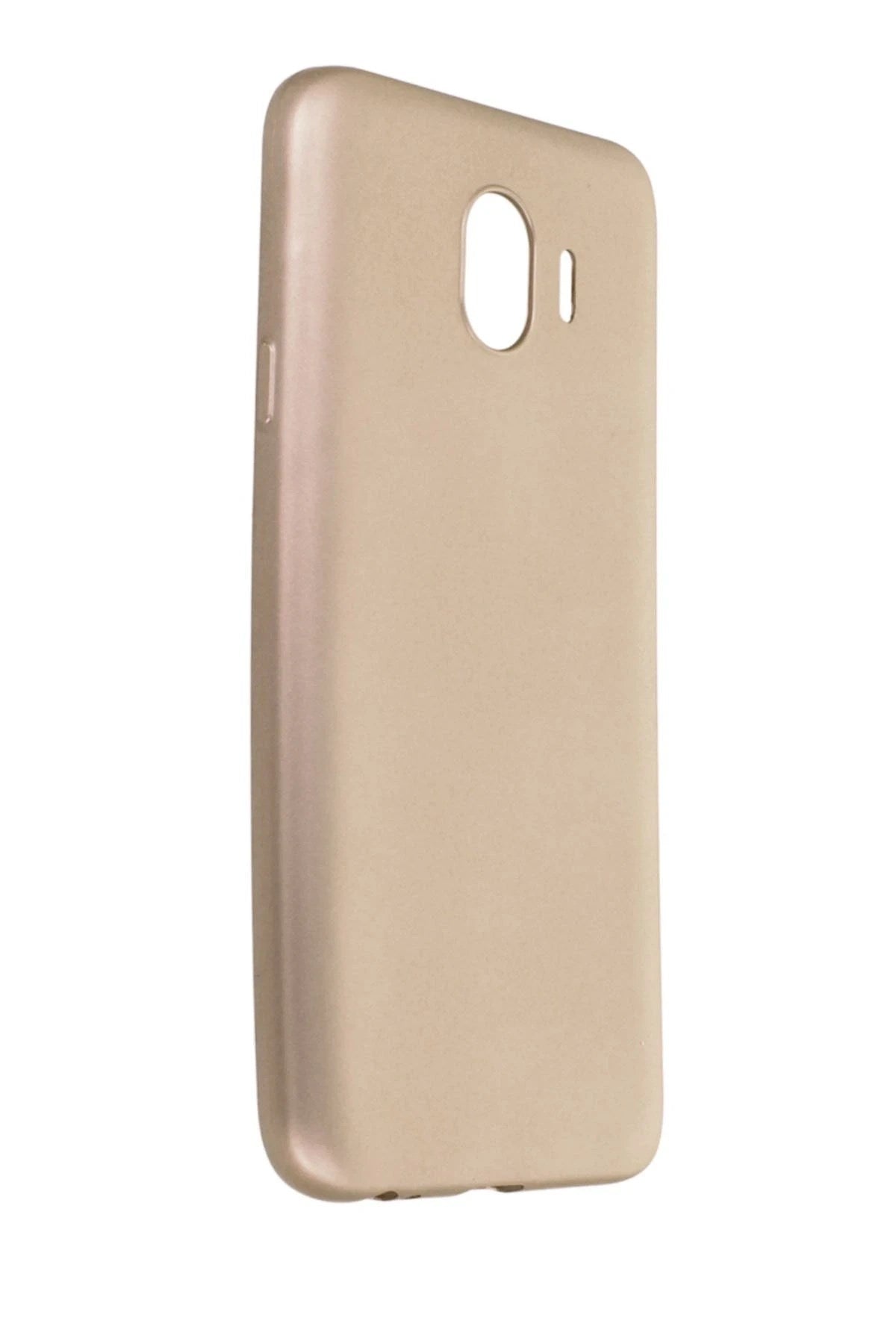 Mey İthalat® Samsung Galaxy J4 Kılıf First Silikon - Gold