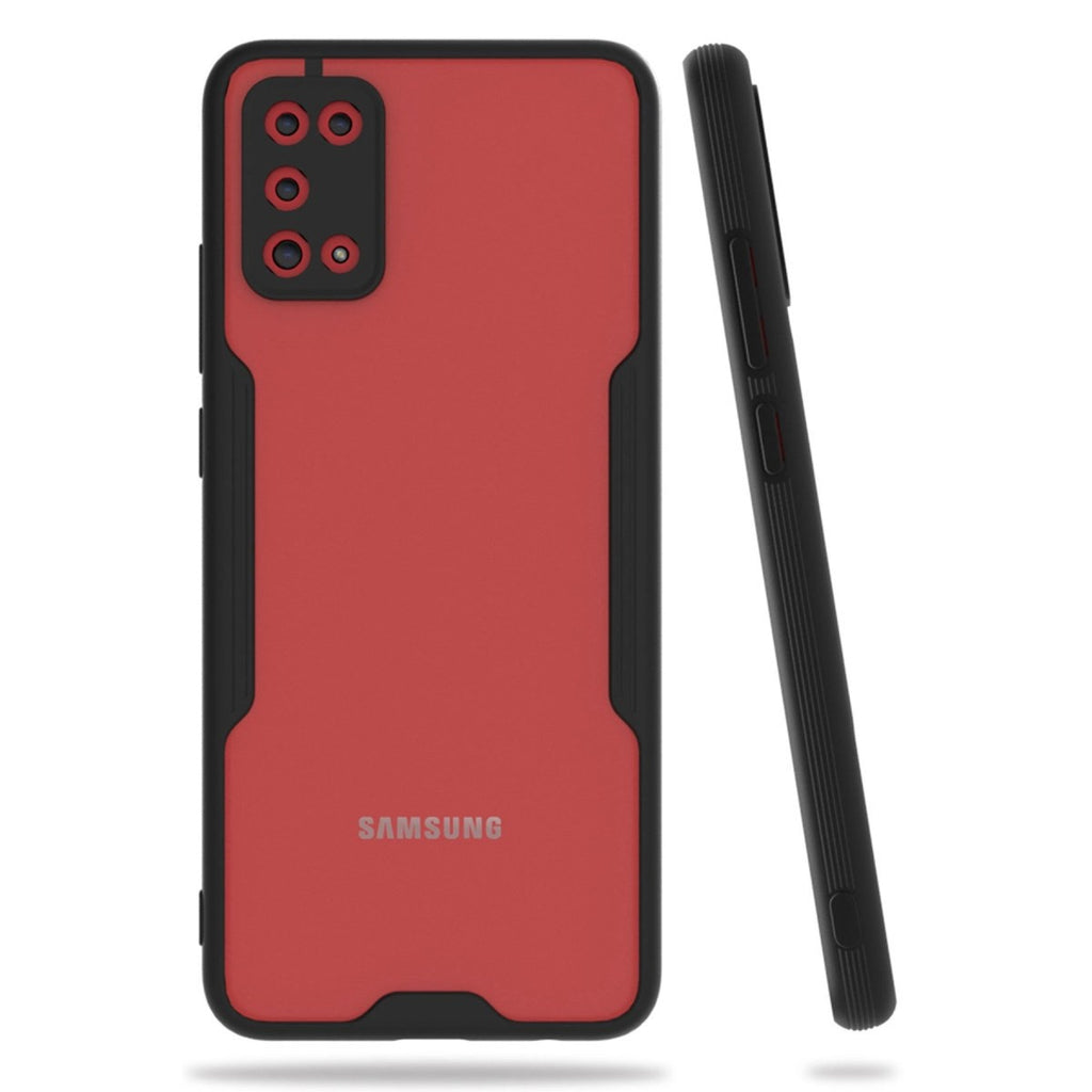 Mey İthalat® Samsung Galaxy A02S Kılıf Platin Silikon - Siyah