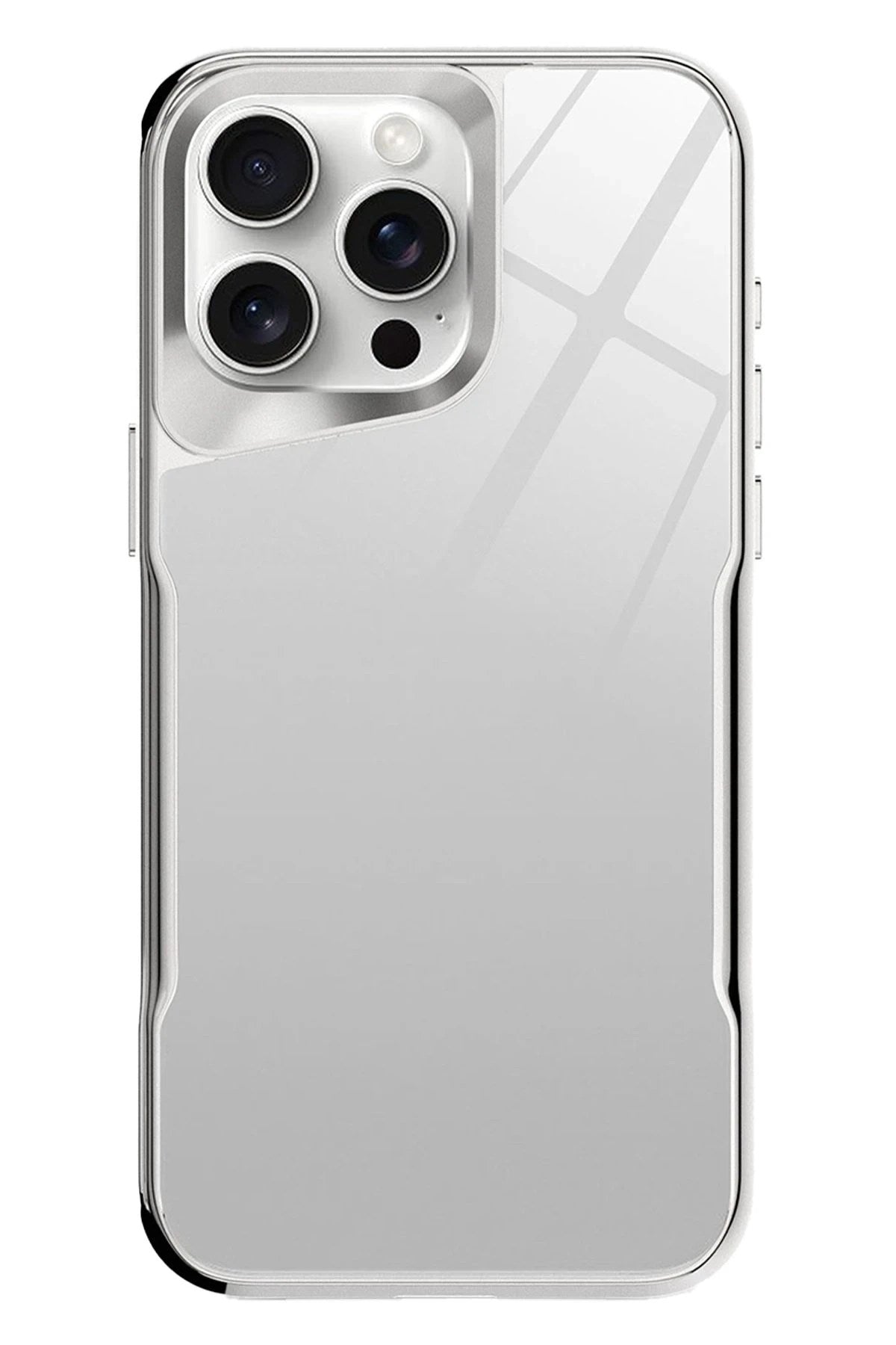Mey İthalat® iPhone 14 Pro Craft Kapak - Gümüş