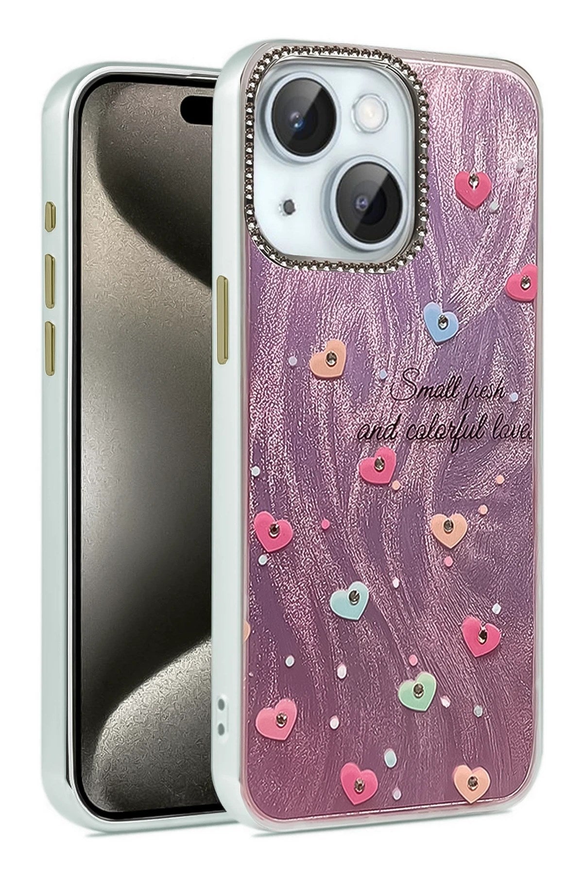 Mey İthalat® iPhone 14 Kılıf Blade Aynalı Desenli Kapak - Desen 8