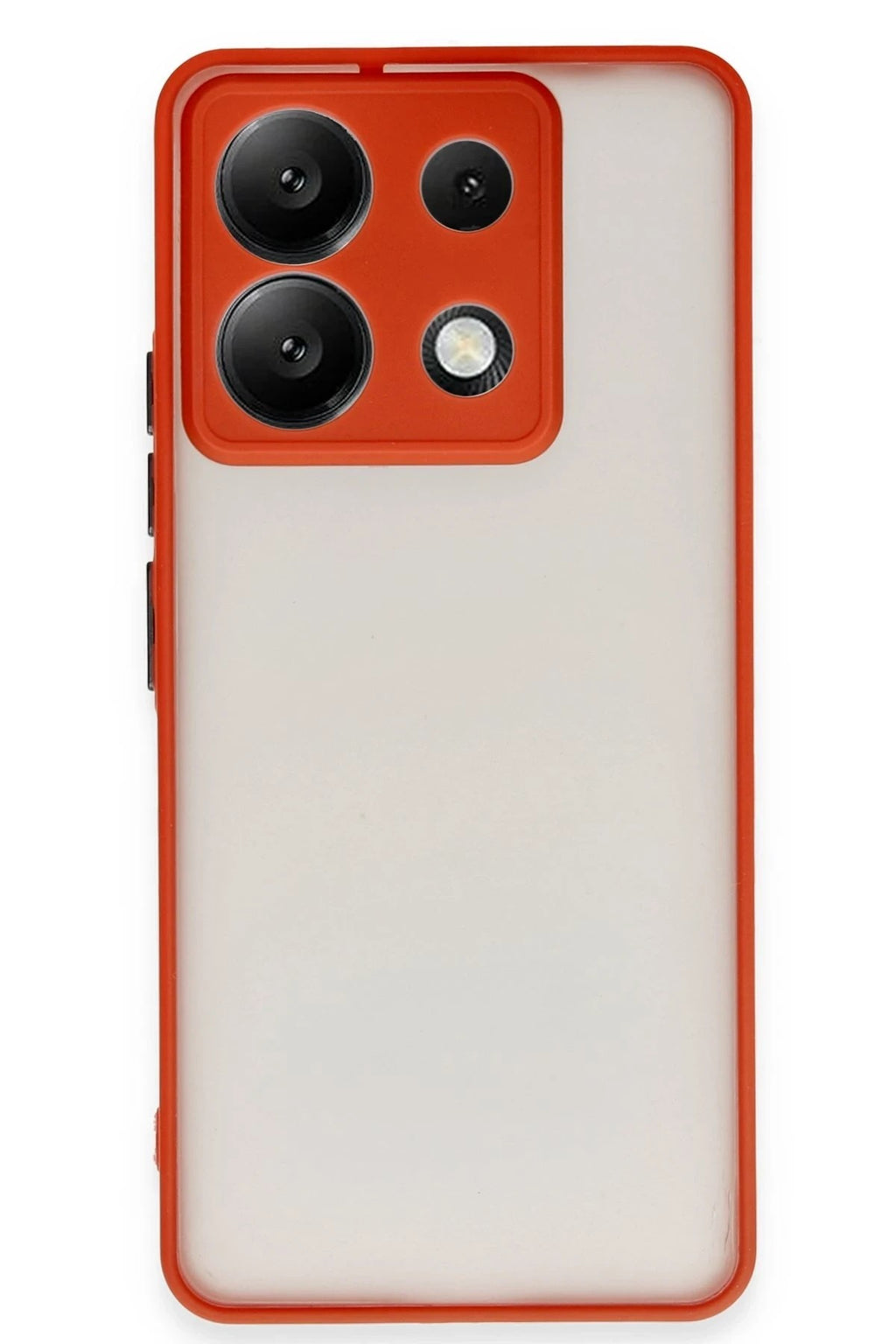 Mey İthalat® Redmi Note 13 5G Kılıf Montreal Silikon Kapak - Kırmızı