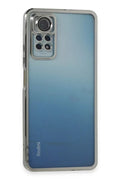 Mey İthalat® Redmi Note 11 Pro Kılıf Lensli Silikon - Gümüş