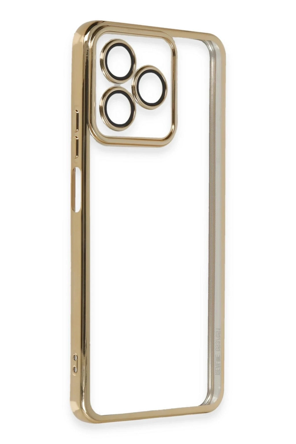 Mey İthalat® Redmi 13 4G Kılıf Lensli Silikon - Gold