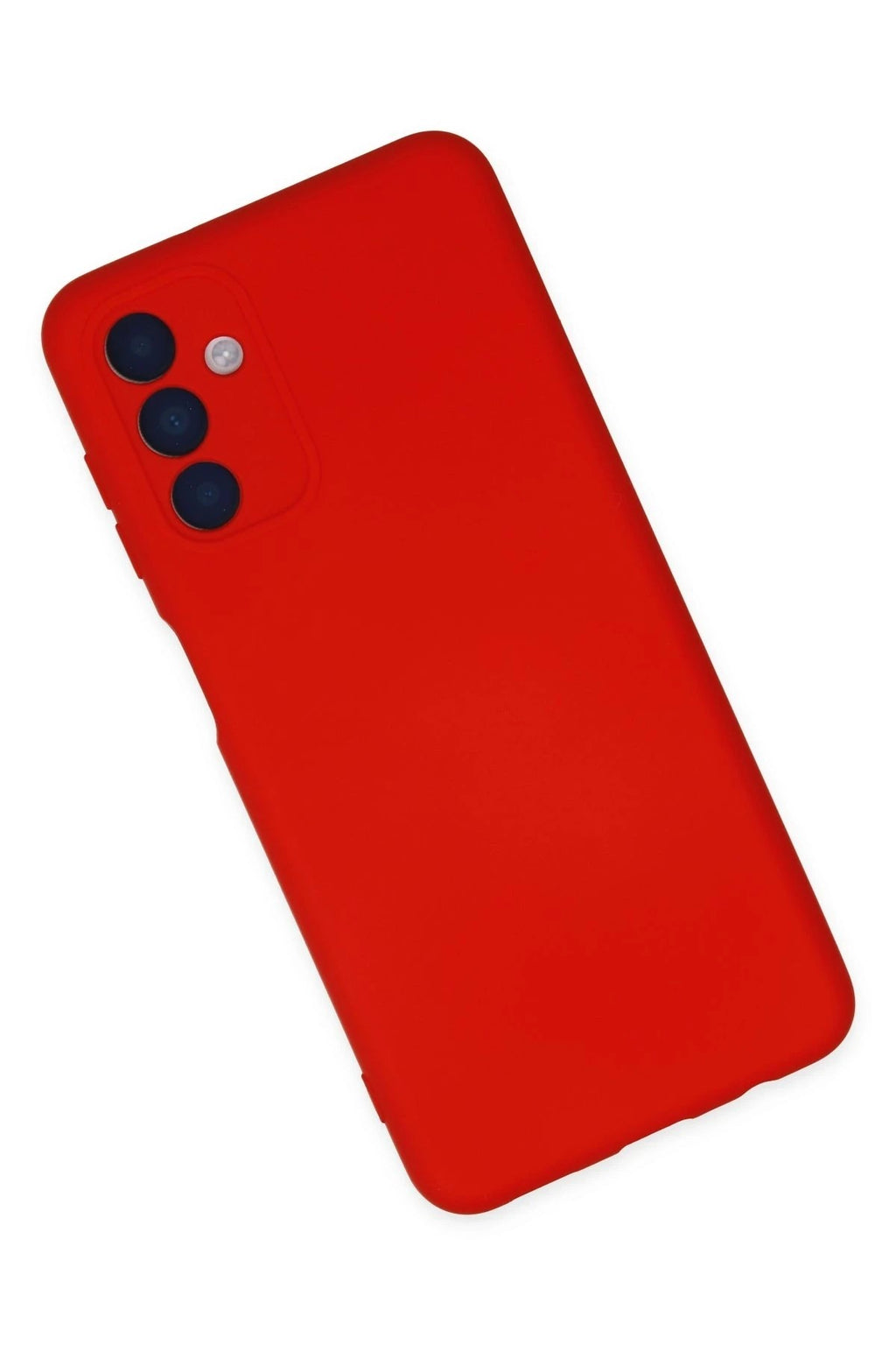 Mey İthalat® Samsung Galaxy A04S Kılıf Nano içi Kadife Silikon - Kırmızı