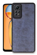 Mey İthalat® Redmi Note 12 Pro 4G Kılıf Aras Deri Kapak - Lacivert
