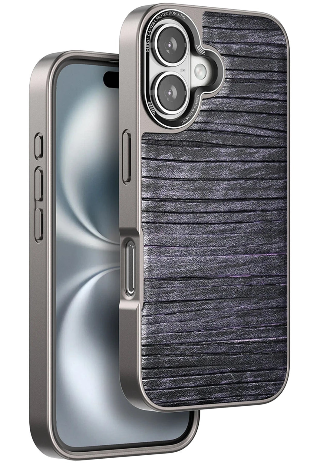Mey İthalat® iPhone 16 Wave Kapak - Derin Mor