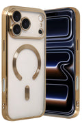 Mey İthalat® iPhone 17 Pro Max Kross Magneticsafe Kapak - Gold