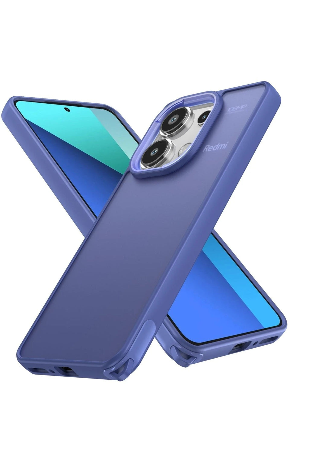 Mey İthalat® Redmi Note 13 Pro 4G Kılıf Elegant Kapak - Açık Mavi