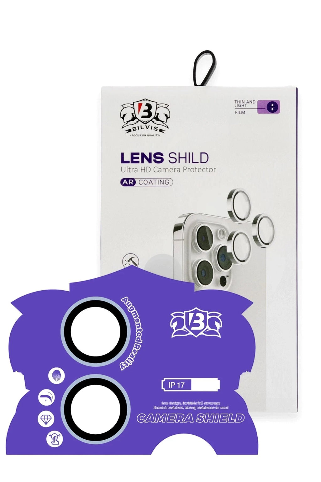 Mey İthalat® iPhone 17 Bilvis Titan Kamera Lens - Açık Mavi