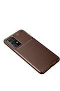 Mey İthalat® Samsung Galaxy A52 Kılıf Auto Focus Karbon Kapak - Kahverengi