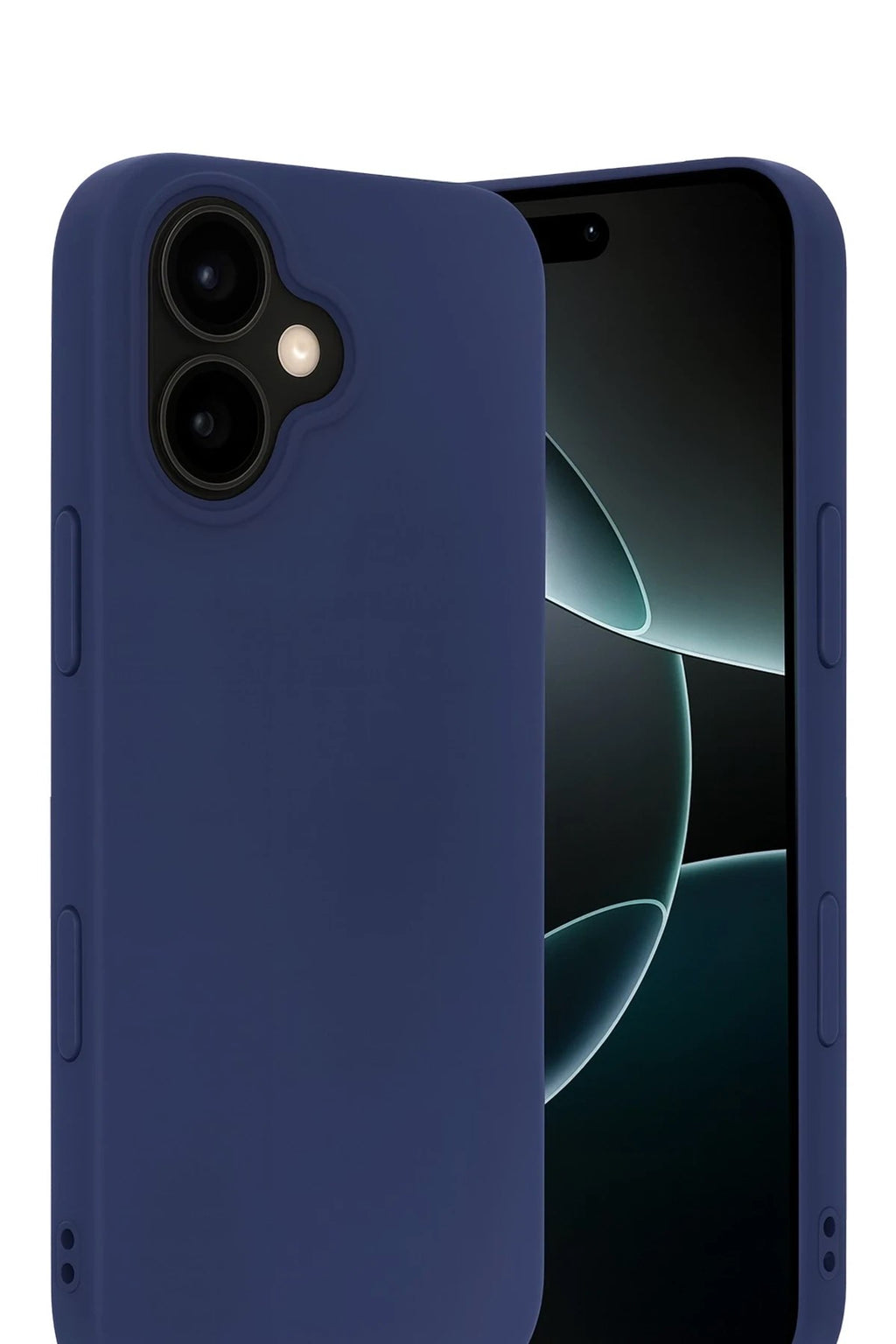 Mey İthalat® iPhone 17 Nano içi Kadife Silikon - Lacivert