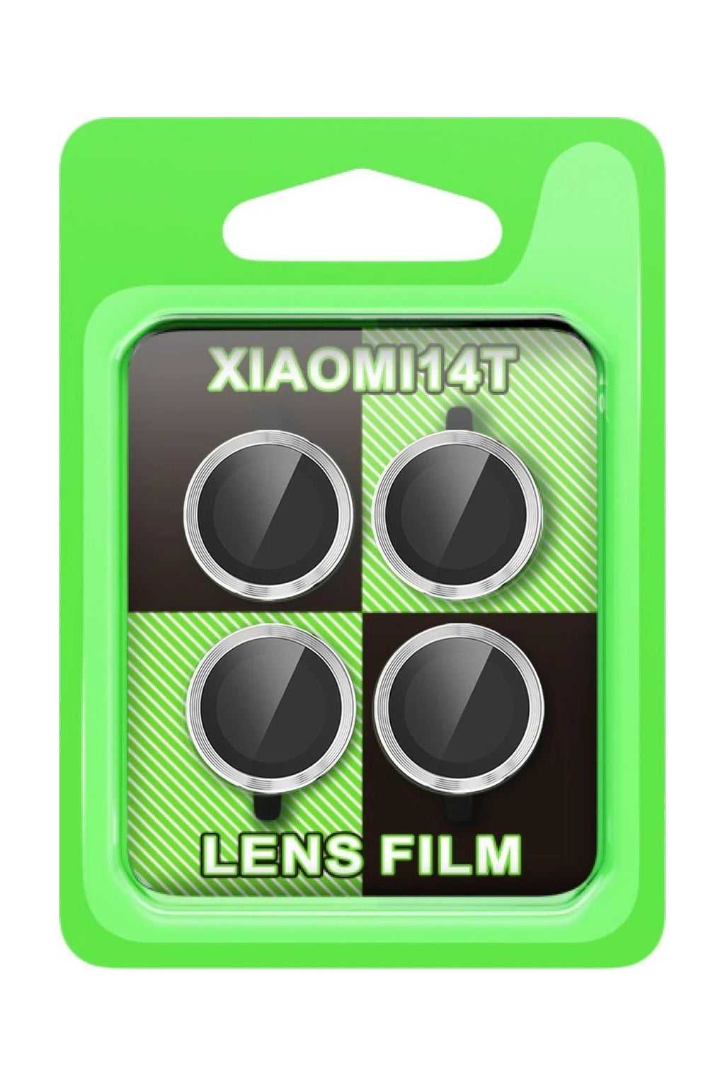 Mey İthalat® Mi 14T Raze Metal Kamera Lens - Gümüş